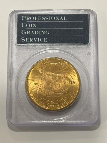 1924 St Gaudens Twenty Dollar Double Eagle $20 Gold Coin - PCGS MS64