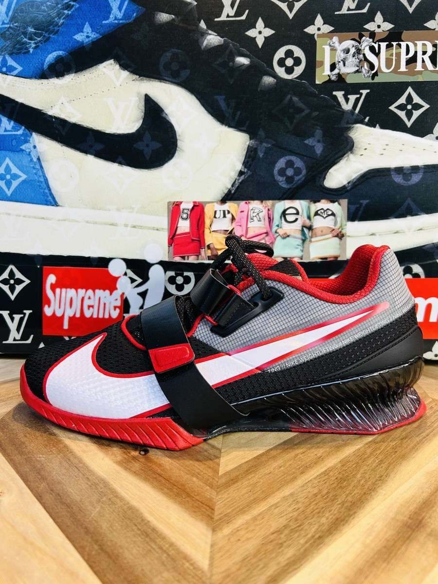 Nike Romaleos 4 Olympic Weightlifting Shoes Black Red CD3463  display picture 2