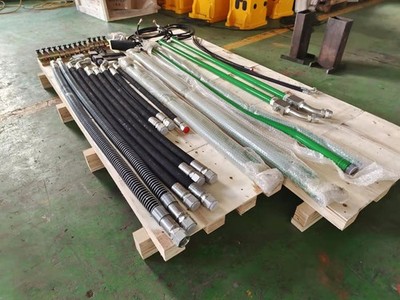 JMA Aux Hydraulic Piping Kits for 33-55 Ton Excavators Heavy Duty Steel