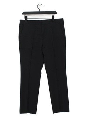 Roberto Cavalli Herren Hose W 36 in Schwarz Wolle