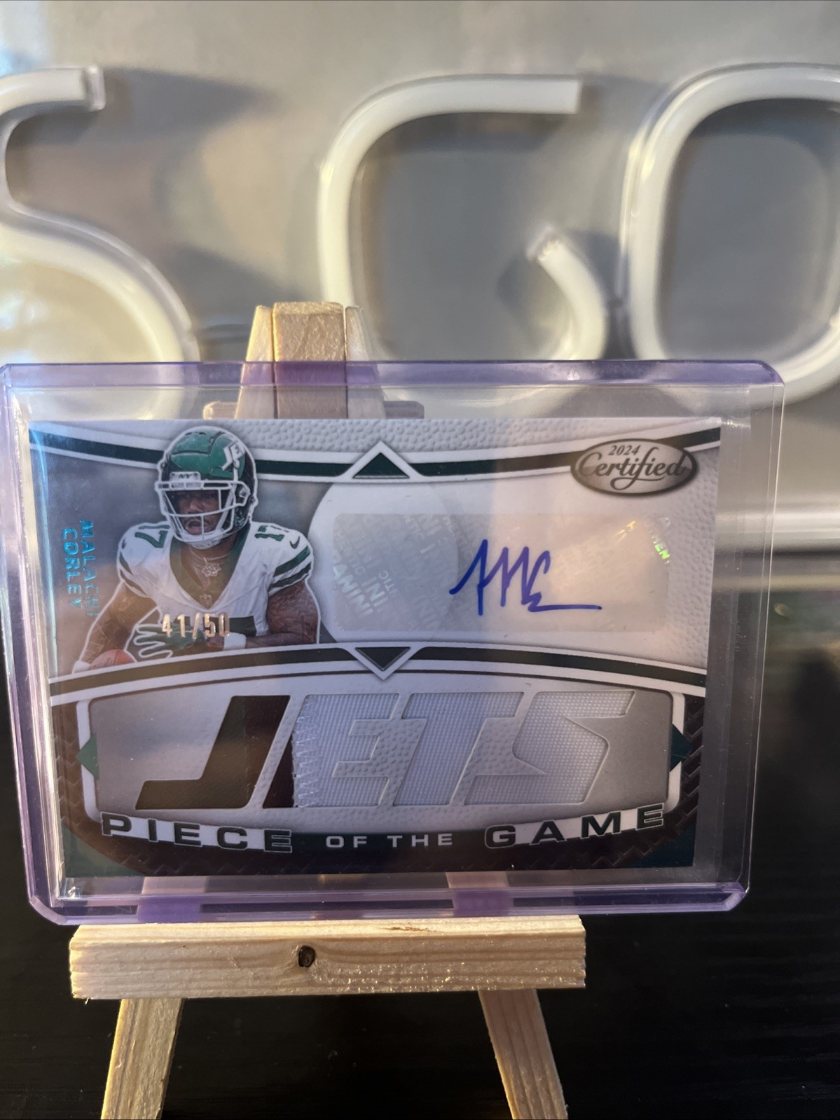 2024 Certified - Piece of the Game Signatures Malachi Corley #POTGS-MC /50