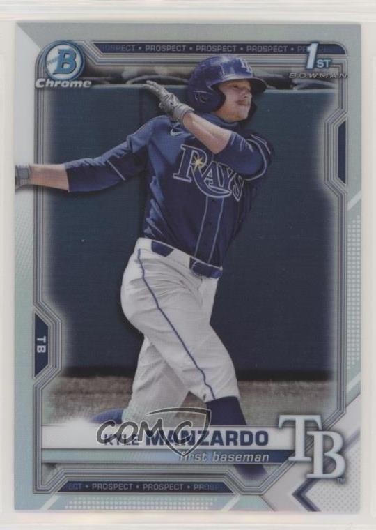 2021 Bowman Draft Chrome Refractor Kyle Manzardo #BDC-191 yf0