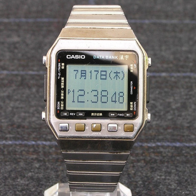 90s CASIO DKW-100 Wrist Network Kanji Databank Translator Computer Storage Watch