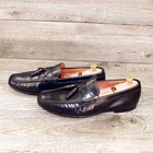 $595 Nordstrom SANTONI Montana Loafer  11 D  Black * add $15 Cedar Trees — photo 8