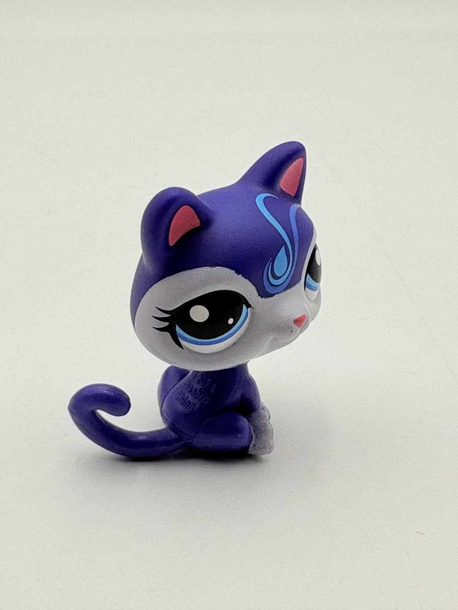 Littlest Pet Shop Cat Sam's Club Exclusive Blue Figure Drop Kitten