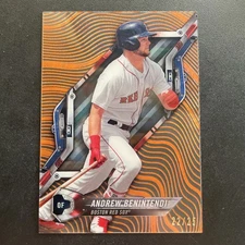2018 Topps High Tek Orange /25 Andrew Benintendi #HT-ABE Boston Red Sox