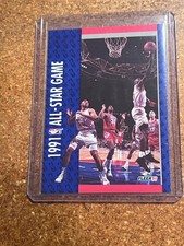 1991-92 Fleer Basketball # 238 Michael Jordan 1991 All-Star Game Unforgettable