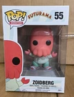 Funko Pop Animation Futurama Zoidberg #55 Vinyl Figure w/ Protector
