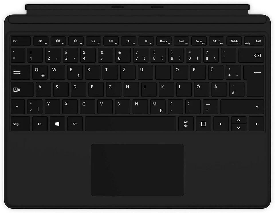 Microsoft Surface Pro X Signature Keyboard Schwarz Alcantara für Surface Pro 8/X