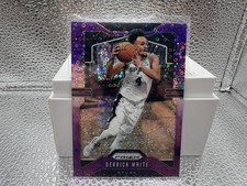 2019-20 Panini Prizm - Derrick White #141 Purple Fast Break Prizm /75