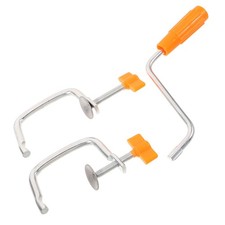 1 Set Pasta Maker Crank Handle and Clamp, Metal Bench Clamp Replacement for