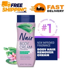 Nair Hair Remover Body Cream Soothing Aloe & Waterlilly 7.9 oz