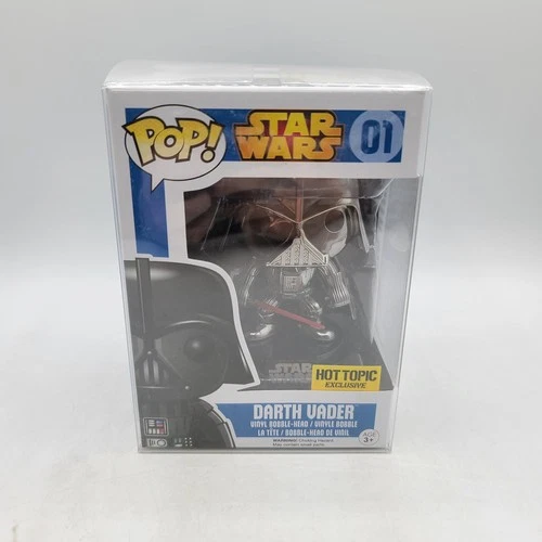 Funko Pop! Hot Topic Exclusive Star Wars Chrome Darth Vader Vinyl Figure #01