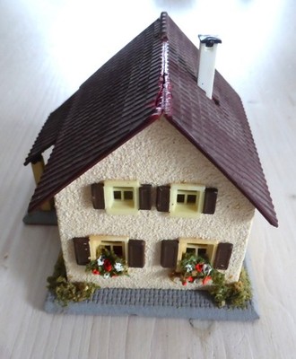 FALLER Siedlungshaus Nr. 205 Made in Germany 50erJahre | 9x10x7cm