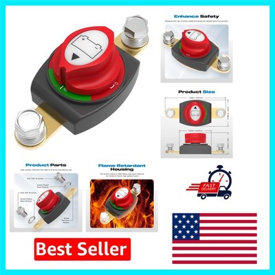 Versatile 275A Battery Cut-Off Switch for Cars, RVs & Marine Applications