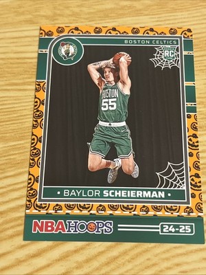  2025 Panini Haunted Hoops Orange Pumpkin #249 Baylor Scheierman