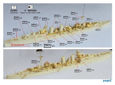 Five Star Model (720037) 1:700 Spanish Navy Light Cruiser Libertad