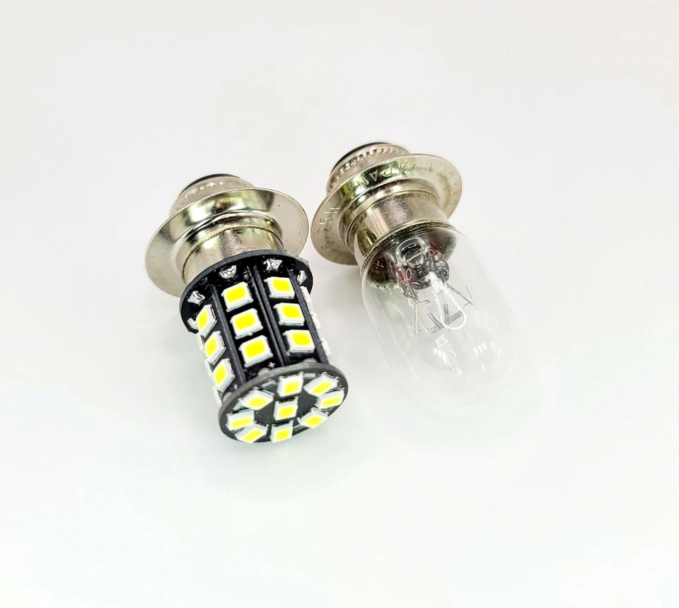 🌟Par de bombillas LED ultra altas/bajas para Honda 34901-706-000 12V doble contacto Foto 3 de 4