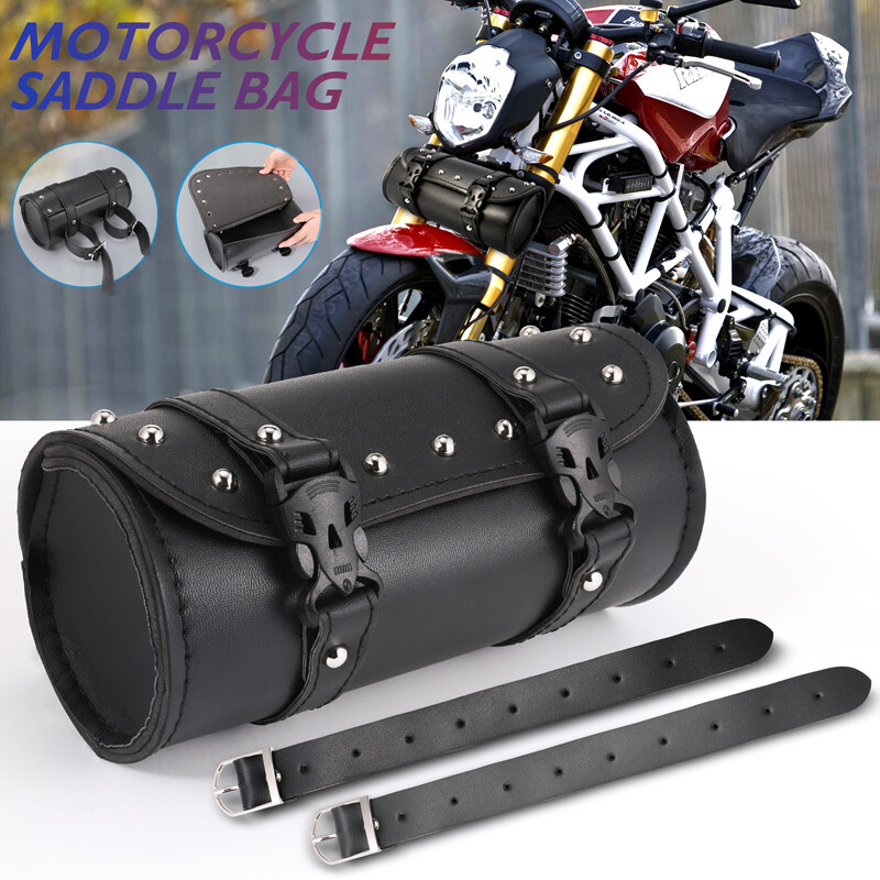 Motorcycle Front Fork Tool Bag SaddleBag Storage Pouch Luggage