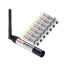 Wireless DMX512 Transmitter Receiver No Latency DJ 2.4G DMX Wireless 1 Transm...