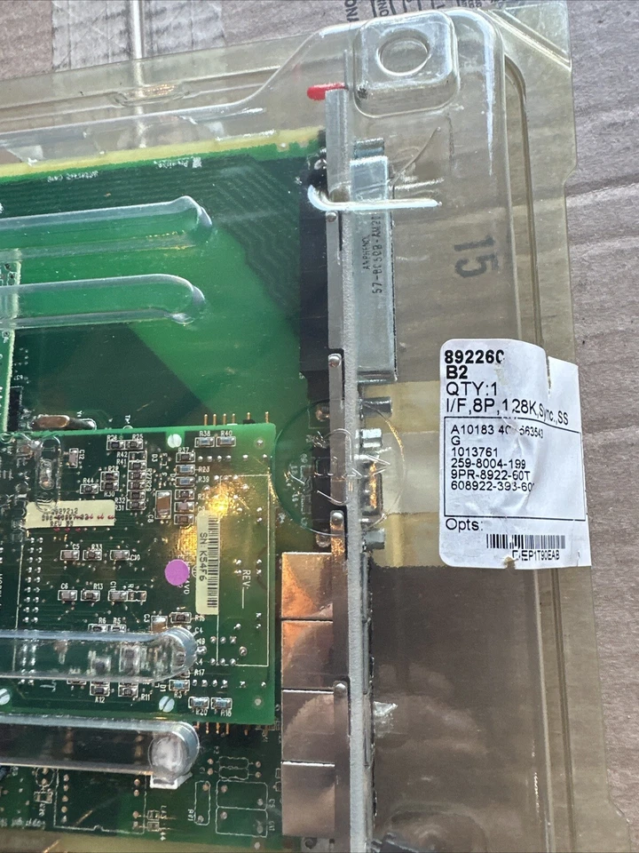 Motorola DSPREM892260 NETWORK PRODUCT CHANNEL BANK 8T1 IF 128K PRM-892260 - Image 4 of 4