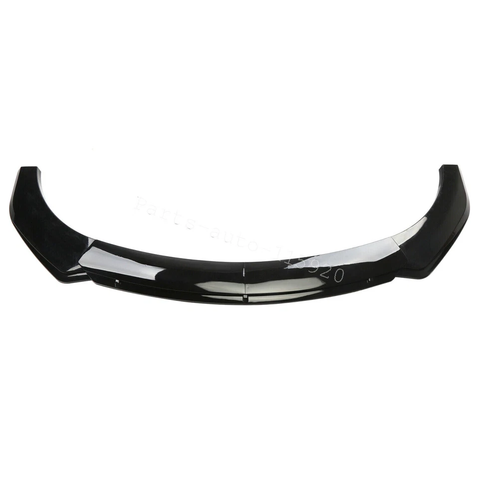 Gloss Black Front Bumper Lip Splitter + 86.6" Side Skirt For Nissan 300zx 350z - Image 4 of 4