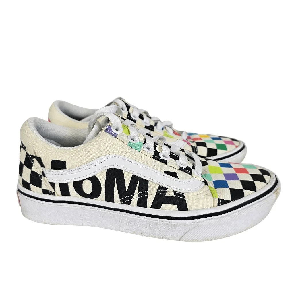 Vans MoMA x Old Skool ComfyCush Sneakers Kids M3.5 W5 eBay