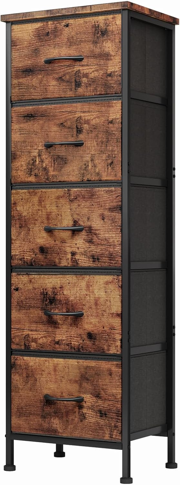 Tall Dresser for Bedroom, Closet Organizers and Storage Tall Fabric Dresser for