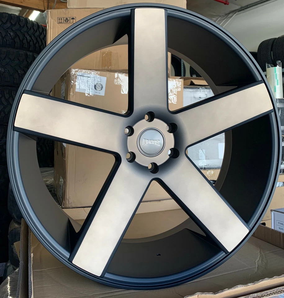 "RUEDAS DUB BALLER S116 22"" TINTE NEGRO NEUMÁTICOS GMC CHEVY ESCALADE LLANTAS TAHOE YUKON" Foto 3 de 4