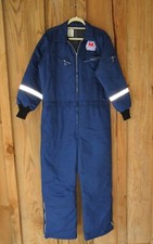 Fire Resistant Coveralls Lion Apparel FR Navy Blue Firefigher PPE Sz Lg USA Made