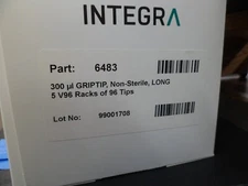 Integra Biosciences 6483 300µl Griptip 5V96 Racks of 96 Tips Non Sterile Long