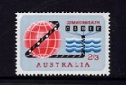 1963 Australia 2'3 Pacific Cable High Value Mint Never Hinged, Clean & Fresh