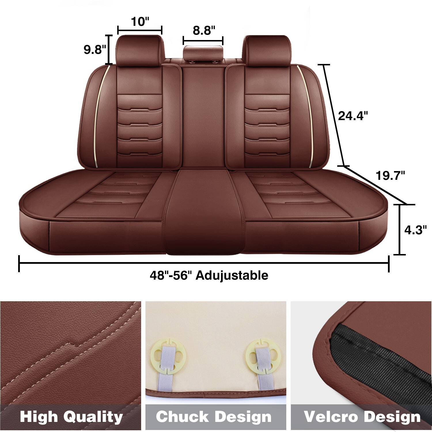 For Jeep Grand Cherokee Seat Cover Full Set Leather 5Seats Front Rear