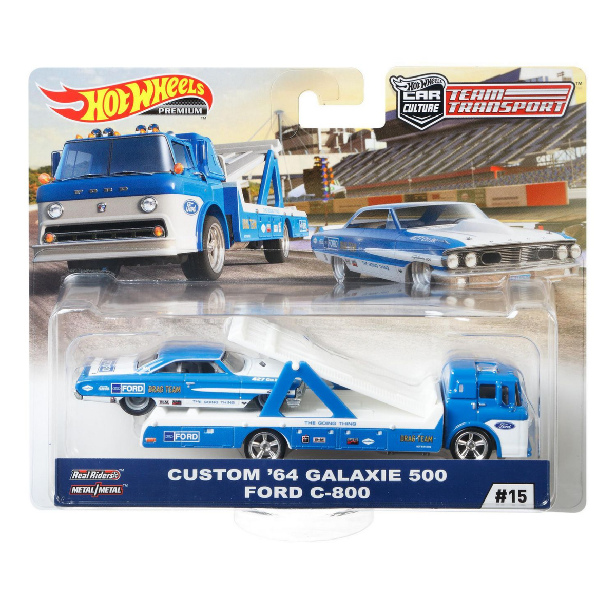 Hot Wheels Premium #15 Team Transport 1964 Ford Galaxie 500 1:64
