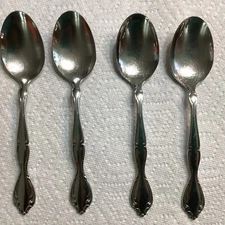 Oneida Cantata  Oval Place / Soup Spoons, set of 4, Community Stainless