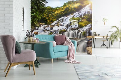 3D Waterfall 2081 Wallpaper Mural Paper Wall Print Indoor Murals CA Sinsin