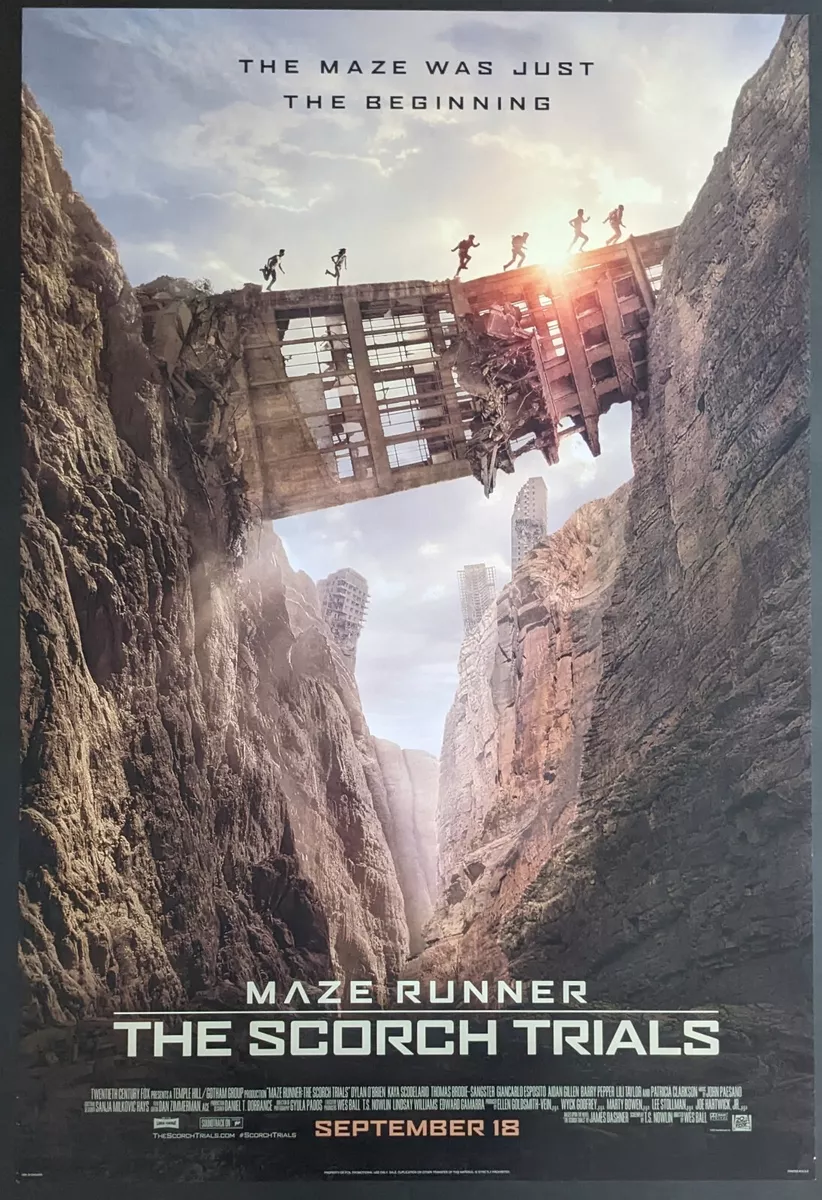 Scorch Trials movie poster  Maze runner the scorch, The scorch