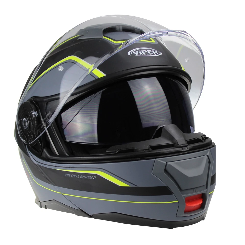 Motorrad Klapphelm Viper RS-V191 BLINC Bluetooth Flip-Up ECE ACU Motorradhelm - Bild 4 von 4