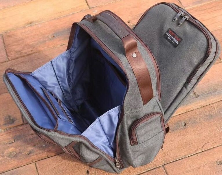 Tumi Alpha 3 Shoulder Bag Brief pack Backpack Business Sports Nylon Gray New View 2