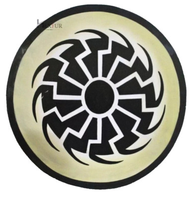 Medieval Warrior Shield Round Viking Battle Armor Shield Wooden 24''