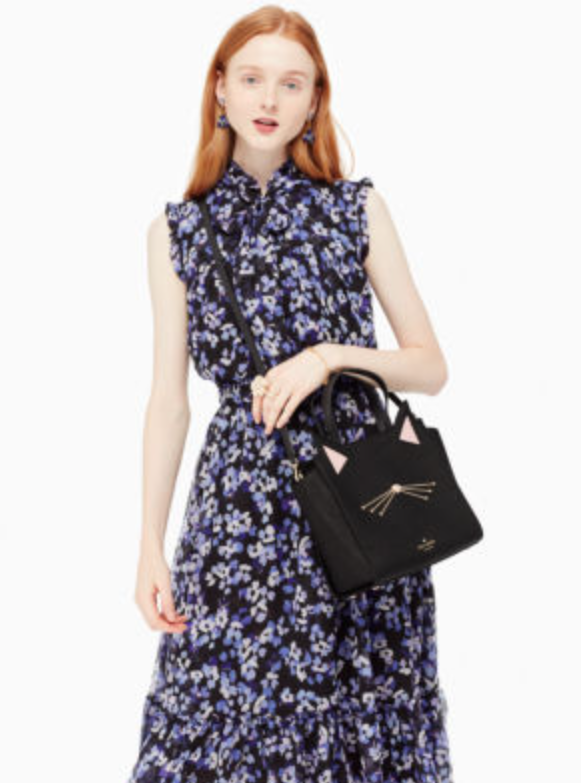 Kate Spade PXRU7047 Black Jazz Things Up Small Hayden Cat Kate Spade PXRU7047 Black Jazz Things Up Small Hayden Cat