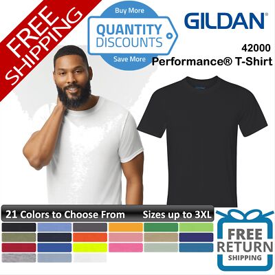 gildan mens performance t shirt