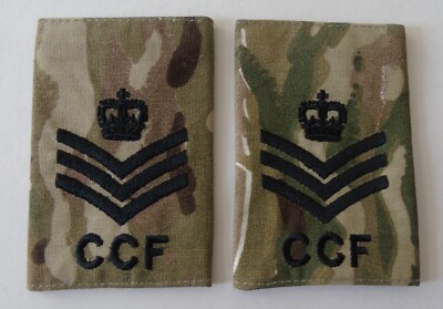 Combined Cadet Force Colour Sergeant MTP Rang Slides CCF