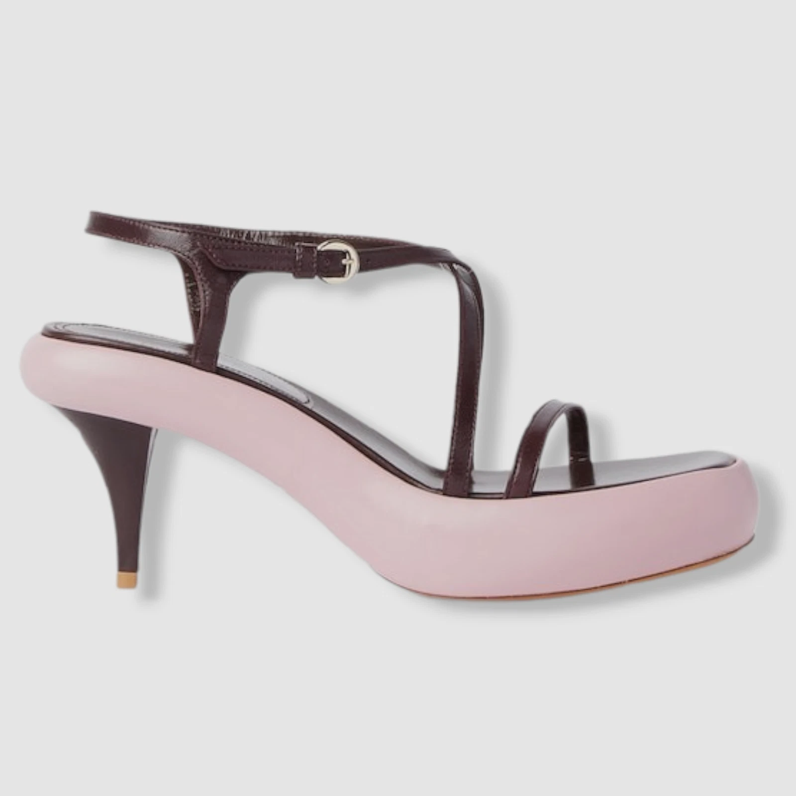 VANS Sandali con cinturini Dries Van Noten da donna rosa in pelle da $750 taglia 36 EU 6 US