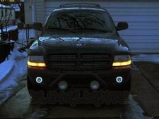 White Led Halo Fog Lamps Driving Light Kit For 1997-2012 Dodge Dakota 06 07 White Led Halo Fog Lamps Driving Light Kit For 1997-2012 Dodge Dakota 06 07