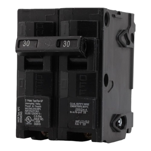 NEW Siemens Q230 30 Amp 2 Pole 120/240V Circuit Breaker - Picture 1 of 3