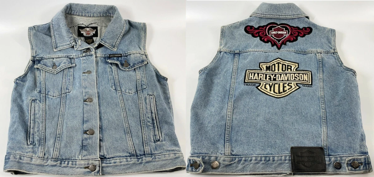 Harley Davidson Denim Vest Mens | Denim Motorcycle Vests Men - Mens Stand  Collar - Aliexpress