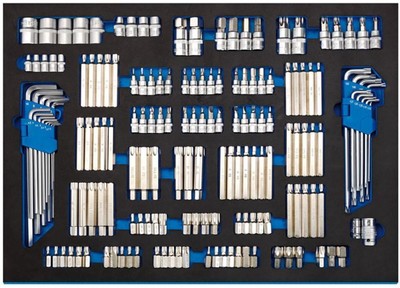 Hex & Torx Star Keys, Socket Bits & Socket Set, 167 Piece - 63516