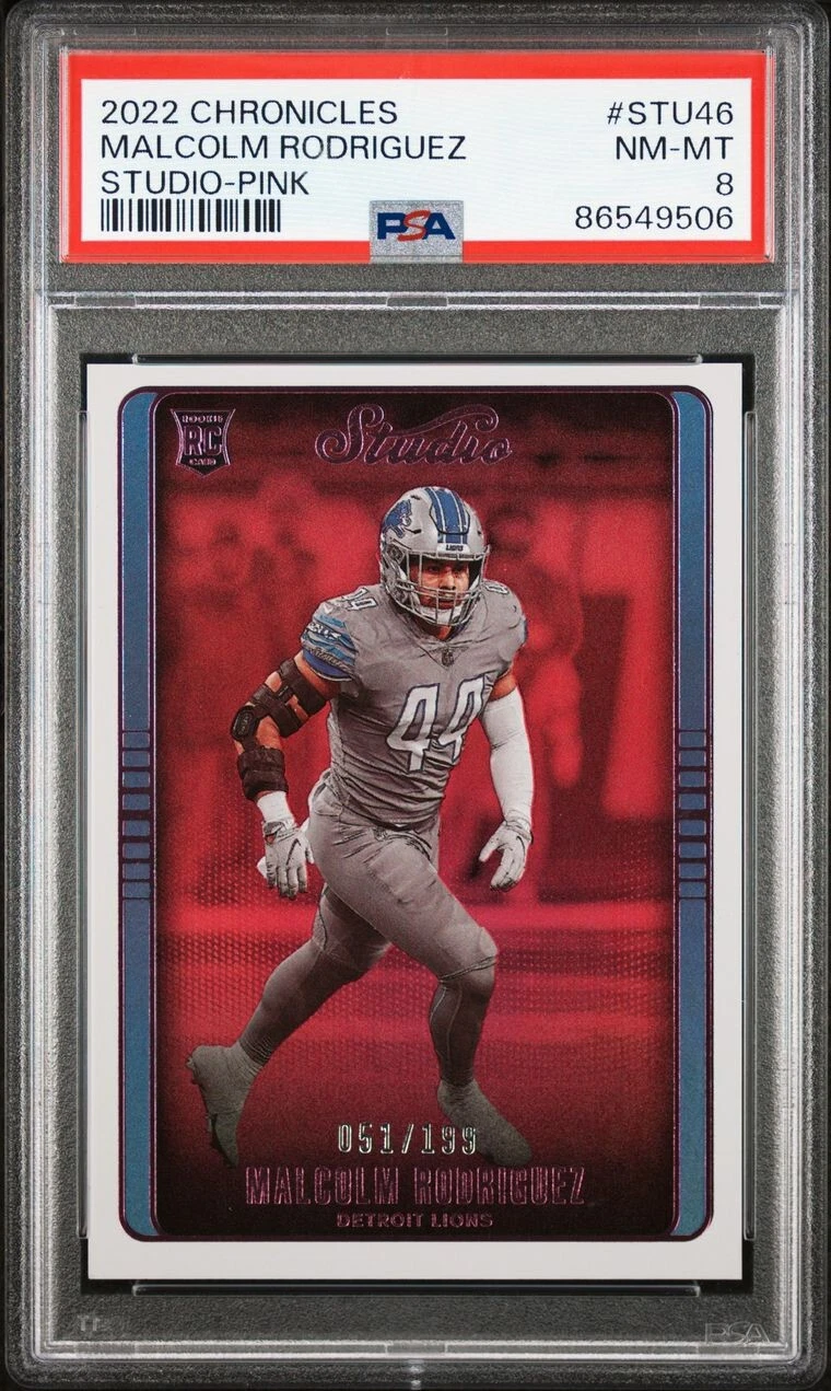 Malcolm Rodriguez Panini Chronicles Studio #STU46 Pink