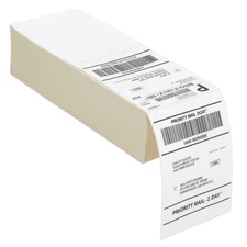 1000 4x6 Fanfold Thermal Shipping Labels – Works with Zebra, Rollo, Munbyn